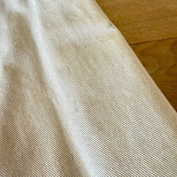 Vtg 90s Streetwear Mens XL Distressed Quilted Heavyweight Denim Varsity Jacket - Picture 7 of 10